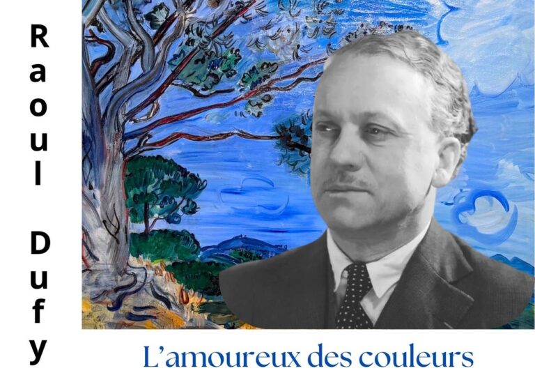 Photomontage © Fabrice Roy.Raoul Dufy, Grand arbre à Sainte-Maxime, 1942, huile sur toile, Nice, musée des Beaux-Arts Jules Chéret, N.Mba 2852, don de Mme Émilienne Dufy en 1955 © Muriel Anssens – Ville de Nice